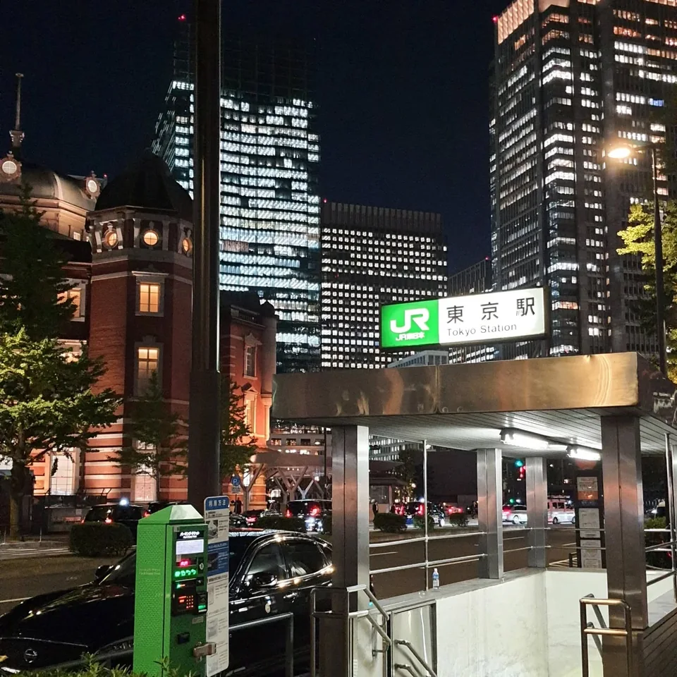 東京車站夜景,原貼文第 3 張照片