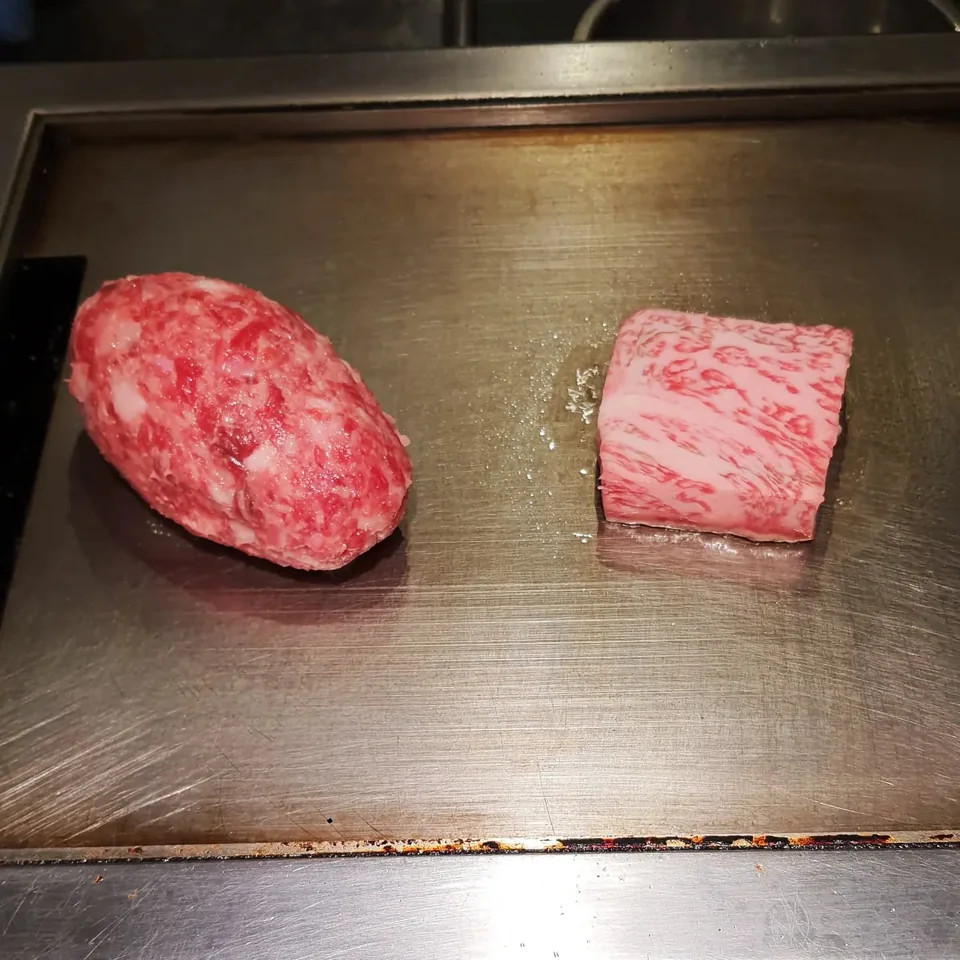 和牛與漢堡肉套餐,原貼文第 2 張照片